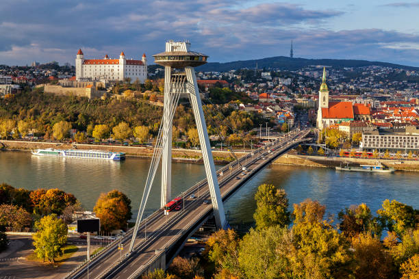 Panoráma Bratislavy predstavujúca rezidenčné portfólio JTQ Estates.